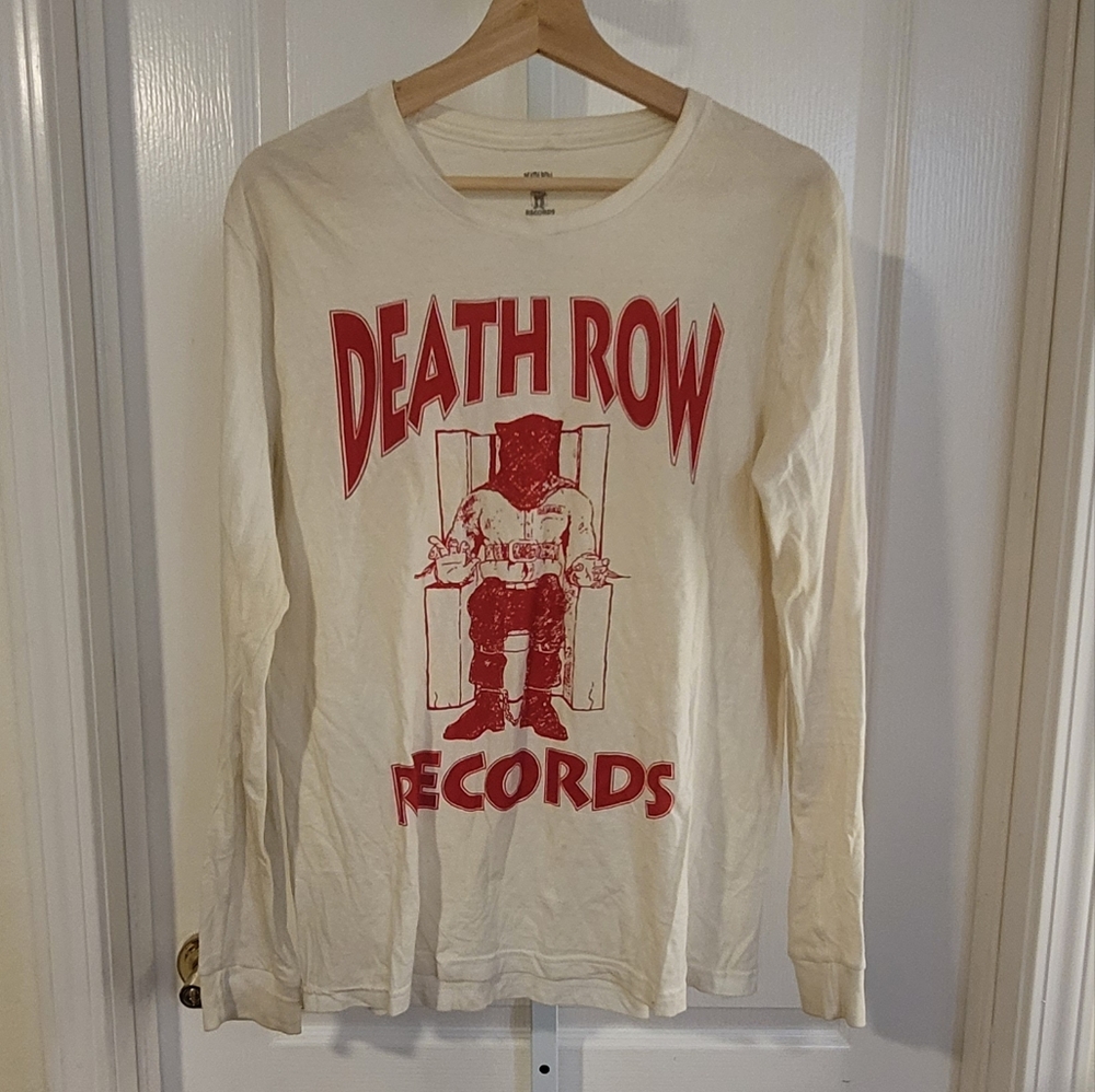 Death Row Records Long Sleeve Tee Medium